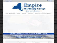 Tablet Screenshot of empirecontractinggroup.com